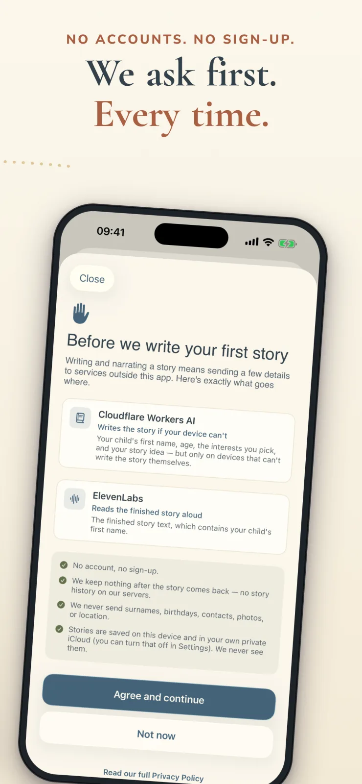 Bedtime Story Maker on iPhone, screenshot 7